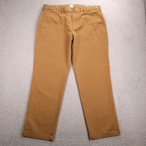 GAP Pants Mens Size 38x30 Essential Khaki Straight Leg Palomino Brown Chino